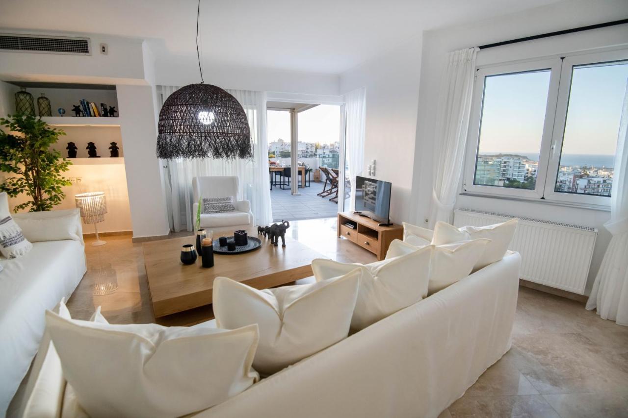 Helen Luxury Holiday House With Sea View 罗希姆诺 外观 照片
